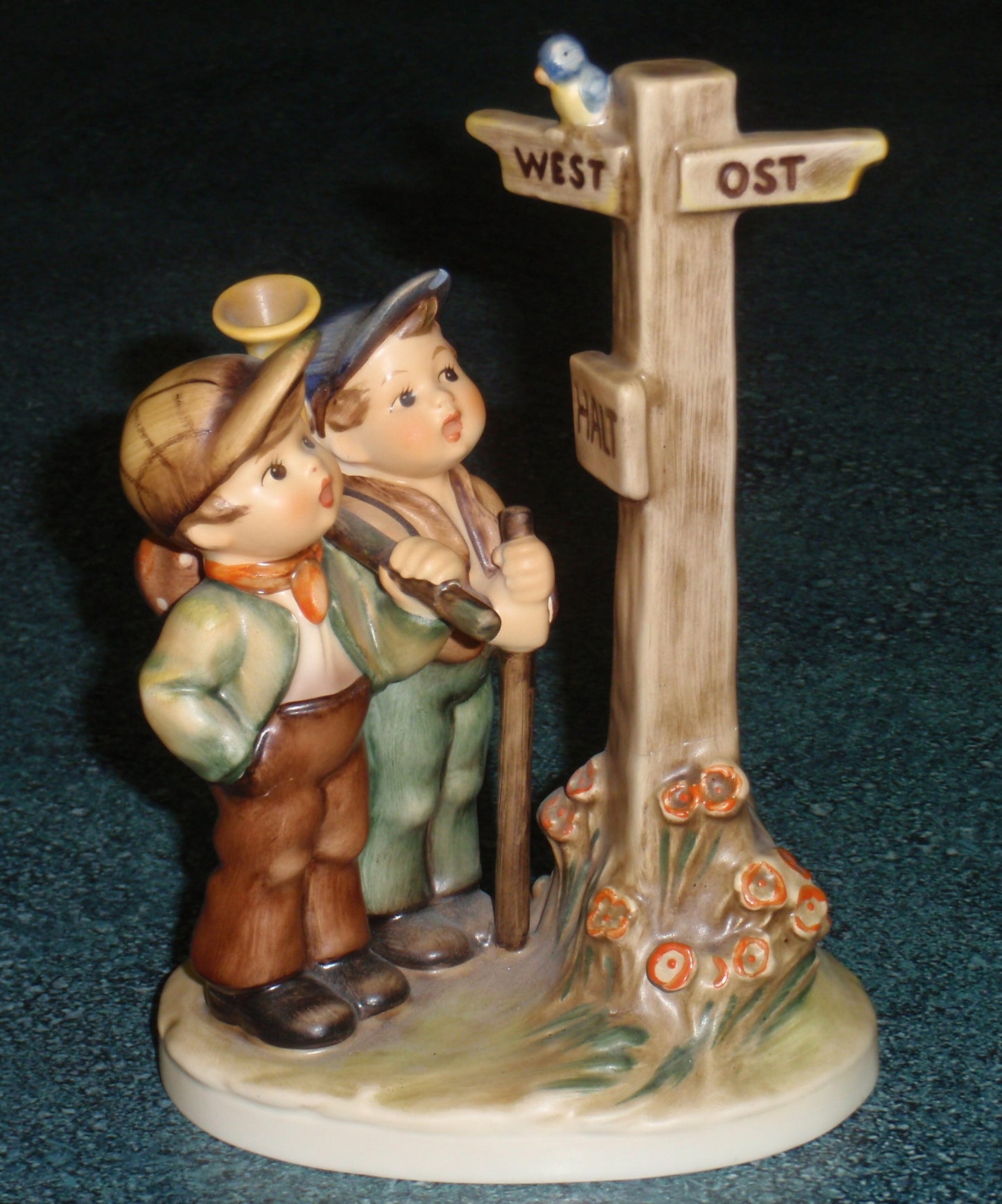 "Crossroads" Goebel Hummel Figurine #331 - Two Brothers In The Woods!