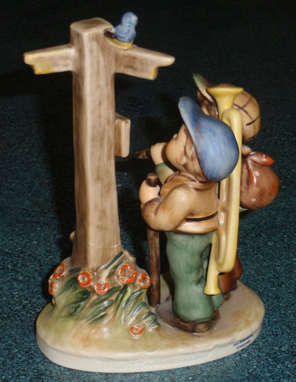 "Crossroads" Goebel Hummel Figurine #331 - Two Brothers In The Woods!