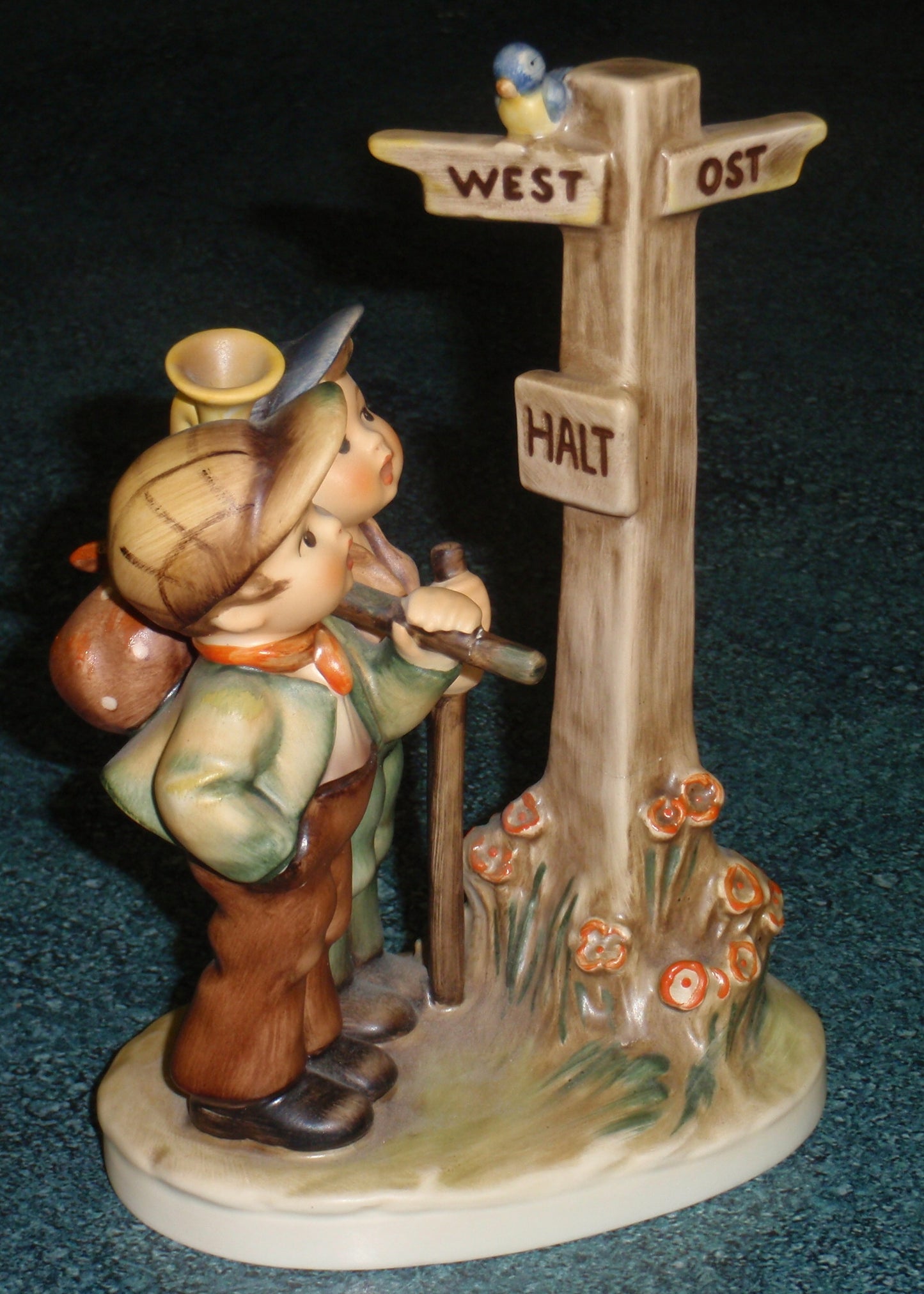 "Crossroads" Goebel Hummel Figurine #331 - Two Brothers In The Woods!