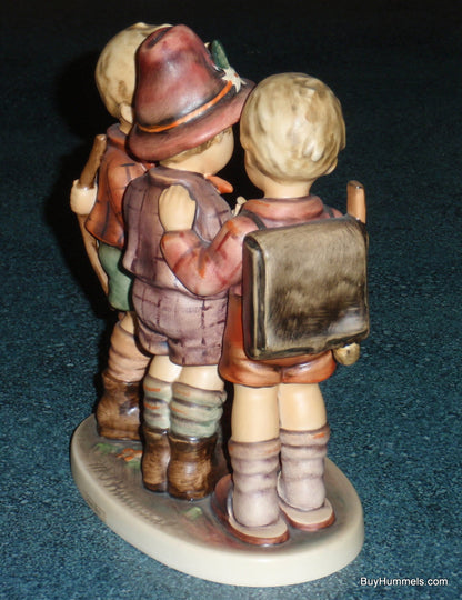 "School Boys" Goebel Hummel Figurine #170/I - Three Boys Learning Schoolwork!