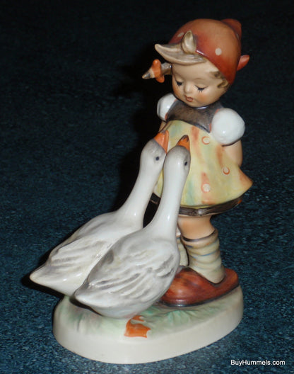 "Goose Girl" Goebel Hummel Figurine #47/0 - Little Girl With Geese!