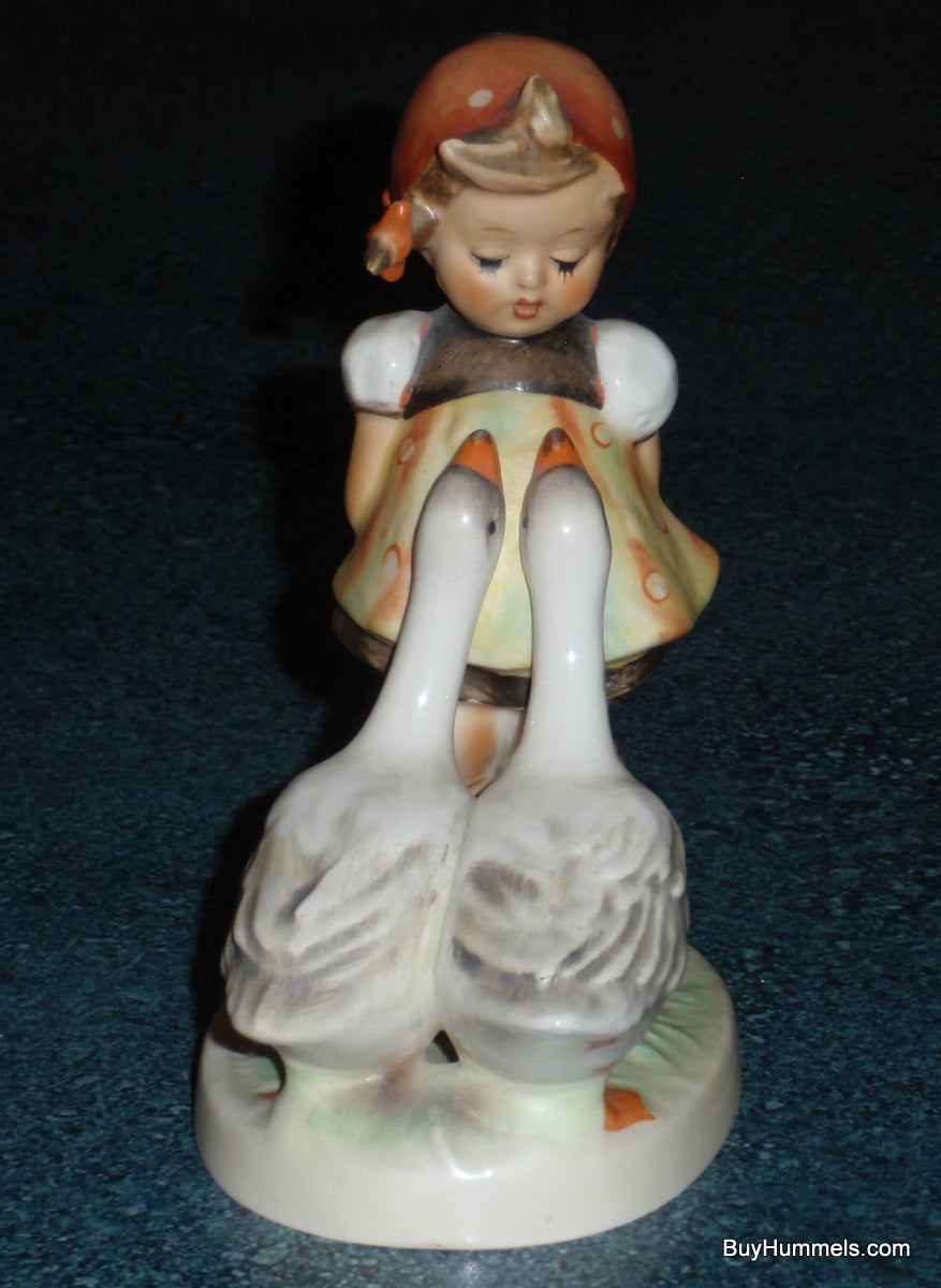 "Goose Girl" Goebel Hummel Figurine #47/0 - Little Girl With Geese!