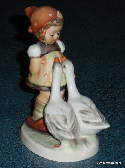 "Goose Girl" Goebel Hummel Figurine #47/0 - Little Girl With Geese!