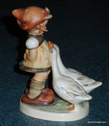 "Goose Girl" Goebel Hummel Figurine #47/0 - Little Girl With Geese!