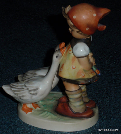 "Goose Girl" Goebel Hummel Figurine #47/0 - Little Girl With Geese!