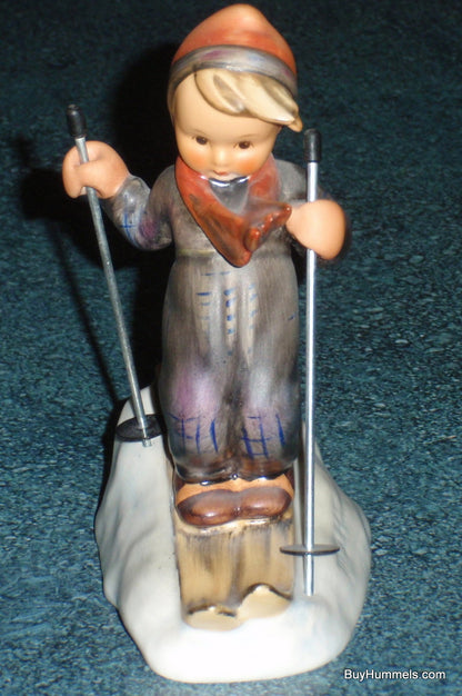 "Skier" Goebel Hummel Figurine #59 - Boy Skiing Downhill GREAT CHRISTMAS GIFT!