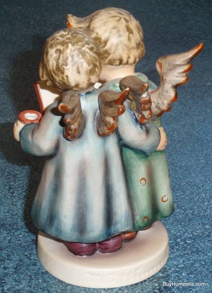 M.J. Hummel Goebel 1995 Heavenly Angel Boy w/ Candle Miniature Plate 1st  Edition