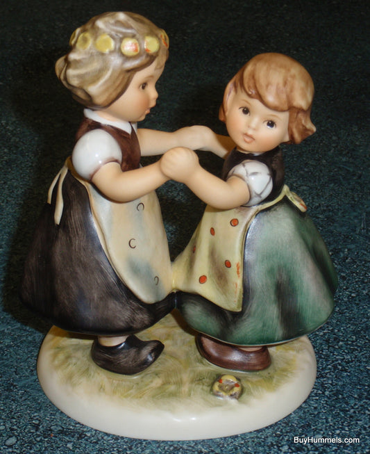 "Spring Dance" Goebel Hummel Figurine #353/0 - Two Sisters Dancing In Springtime!