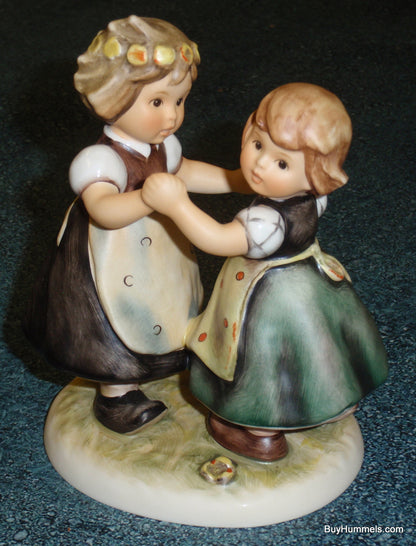 "Spring Dance" Goebel Hummel Figurine #353/0 - Two Sisters Dancing In Springtime!