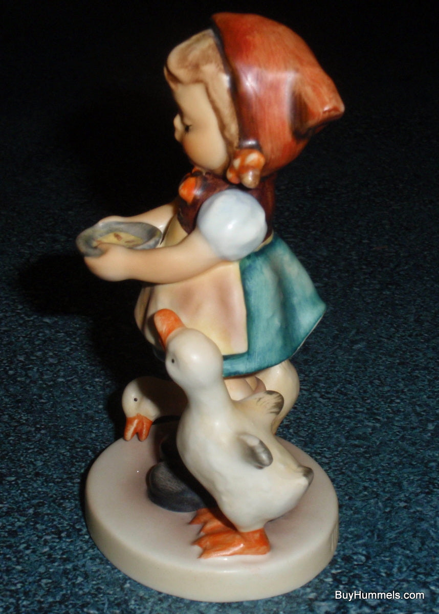 "Be Patient" Goebel Hummel Figurine #197 2/0 - Girl Feeding Ducks!