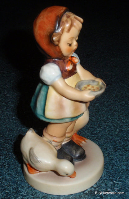 "Be Patient" Goebel Hummel Figurine #197 2/0 - Girl Feeding Ducks!