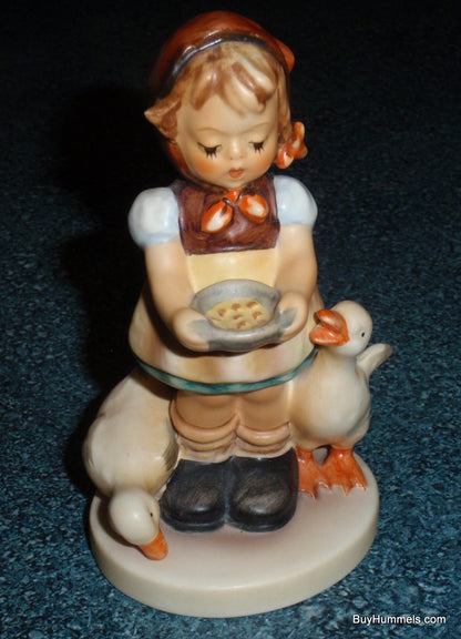 "Be Patient" Goebel Hummel Figurine #197 2/0 - Girl Feeding Ducks!