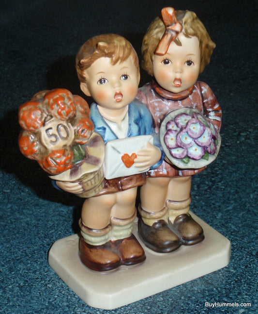 "The Love Lives On" Goebel Hummel Jubilee Collectible 50th Anniversary Figurine!