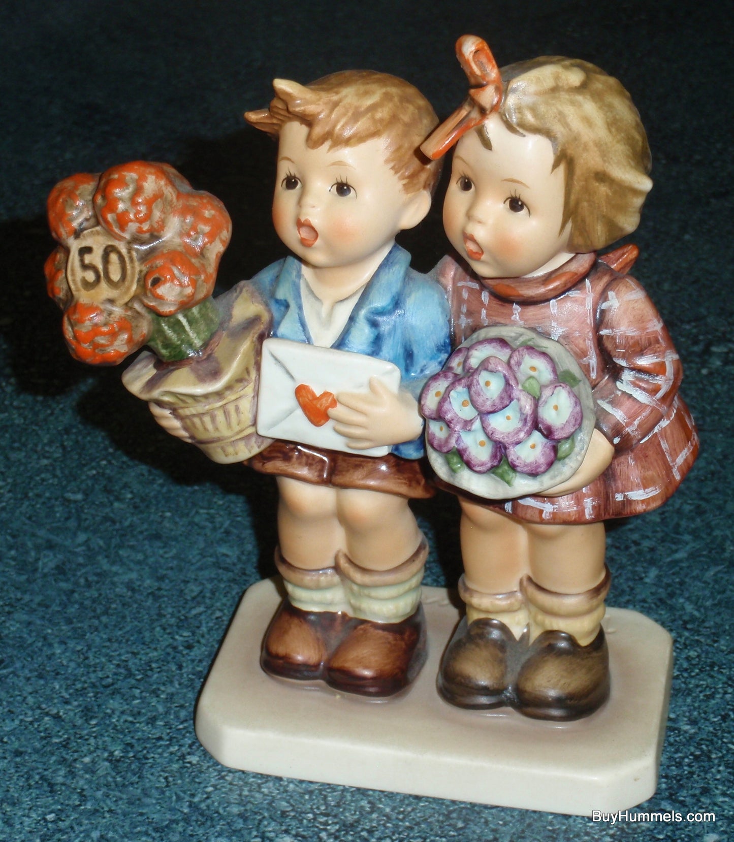 "The Love Lives On" Goebel Hummel Jubilee Collectible 50th Anniversary Figurine!