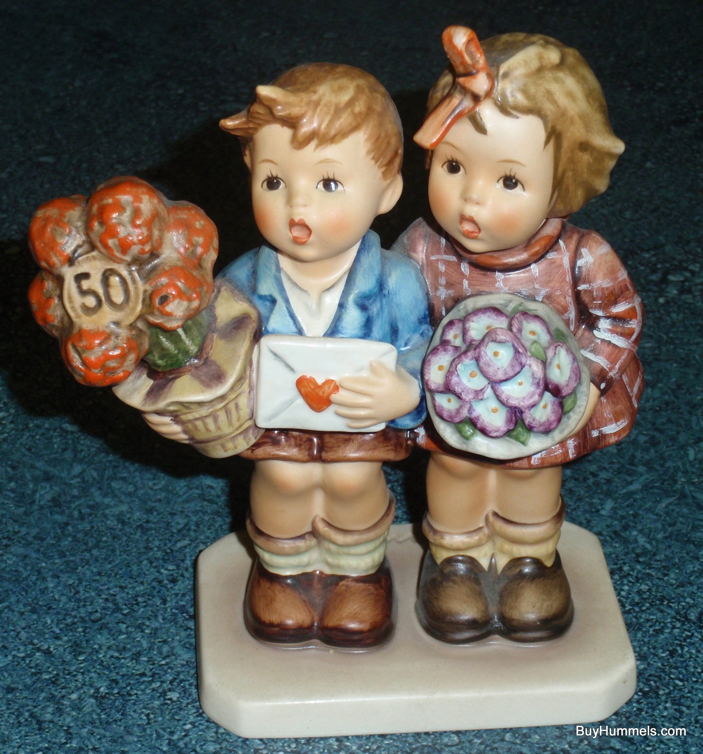 "The Love Lives On" Goebel Hummel Jubilee Collectible 50th Anniversary Figurine!