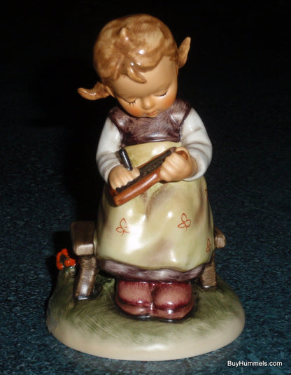 "Busy Student" Goebel Hummel Figurine #367 - Little Girl Learning With Blackboard!