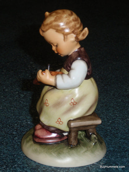 "Busy Student" Goebel Hummel Figurine #367 - Little Girl Learning With Blackboard!