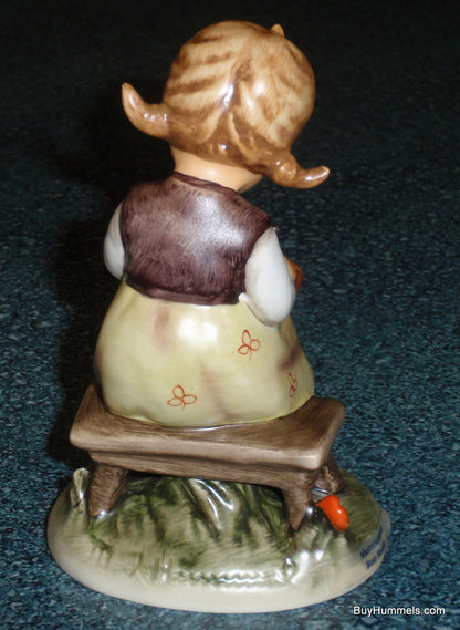 "Busy Student" Goebel Hummel Figurine #367 - Little Girl Learning With Blackboard!