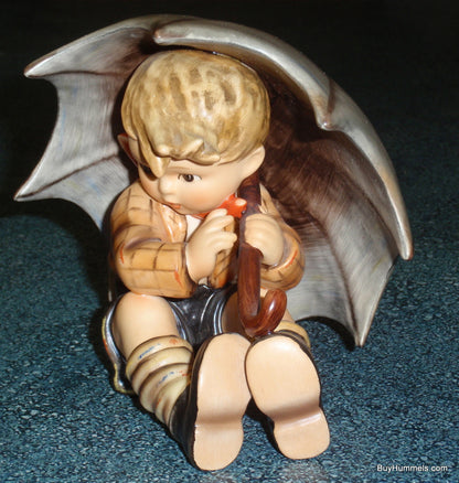 "Umbrella Boy" Goebel Hummel Figurine #152/0 A - Little Boy Under Big Umbrella After The Rain!