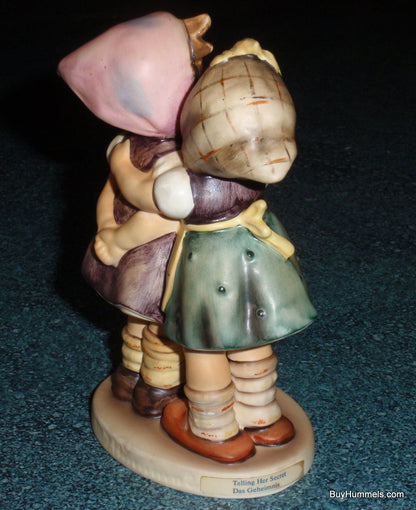 "Telling Her Secret" Goebel Hummel Figurine #196/0 - Adorable BFF Gift!