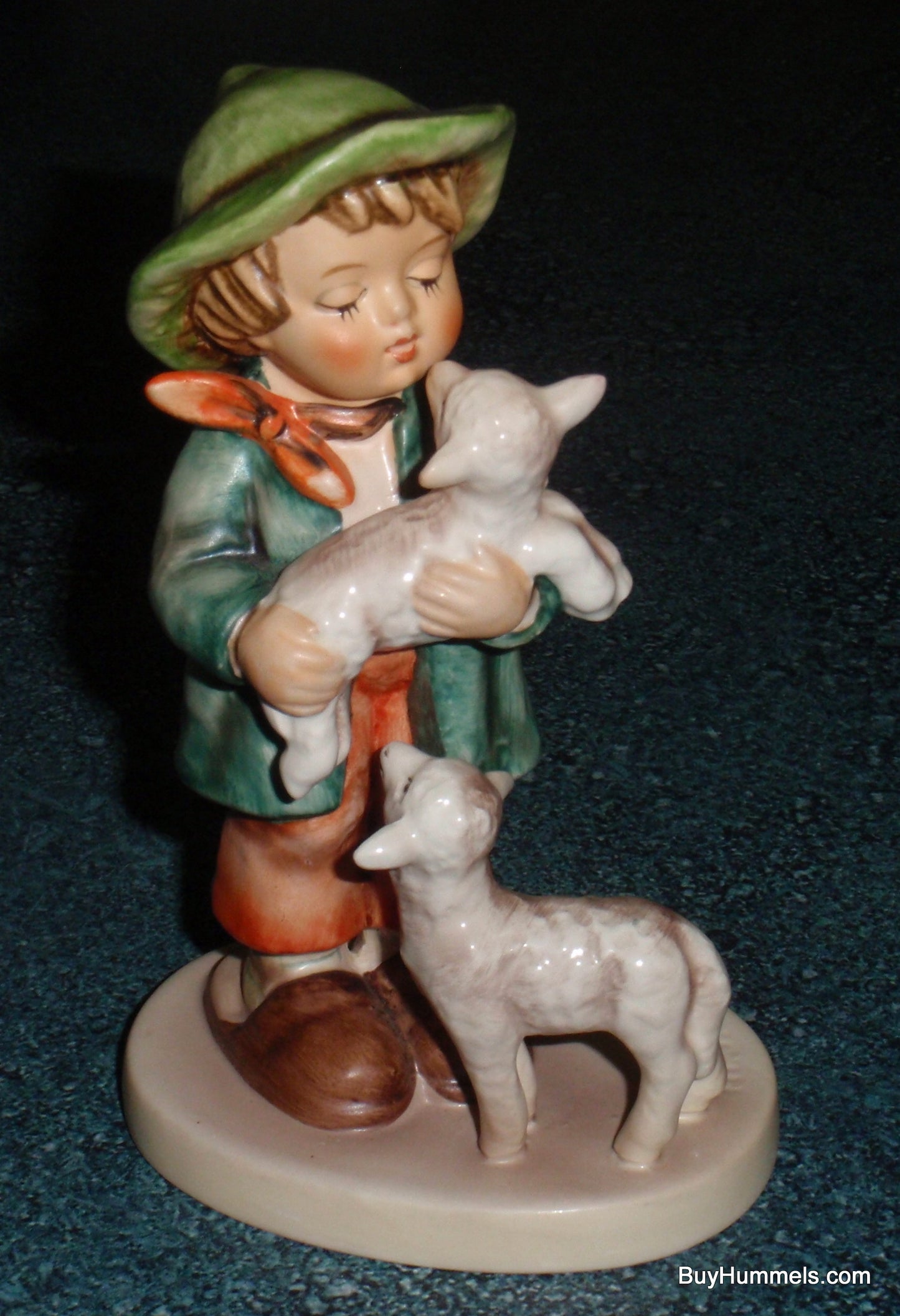 "Shepherd's Boy" Goebel Hummel Figurine #64 Boy With Lambs - CUTE GIFT!