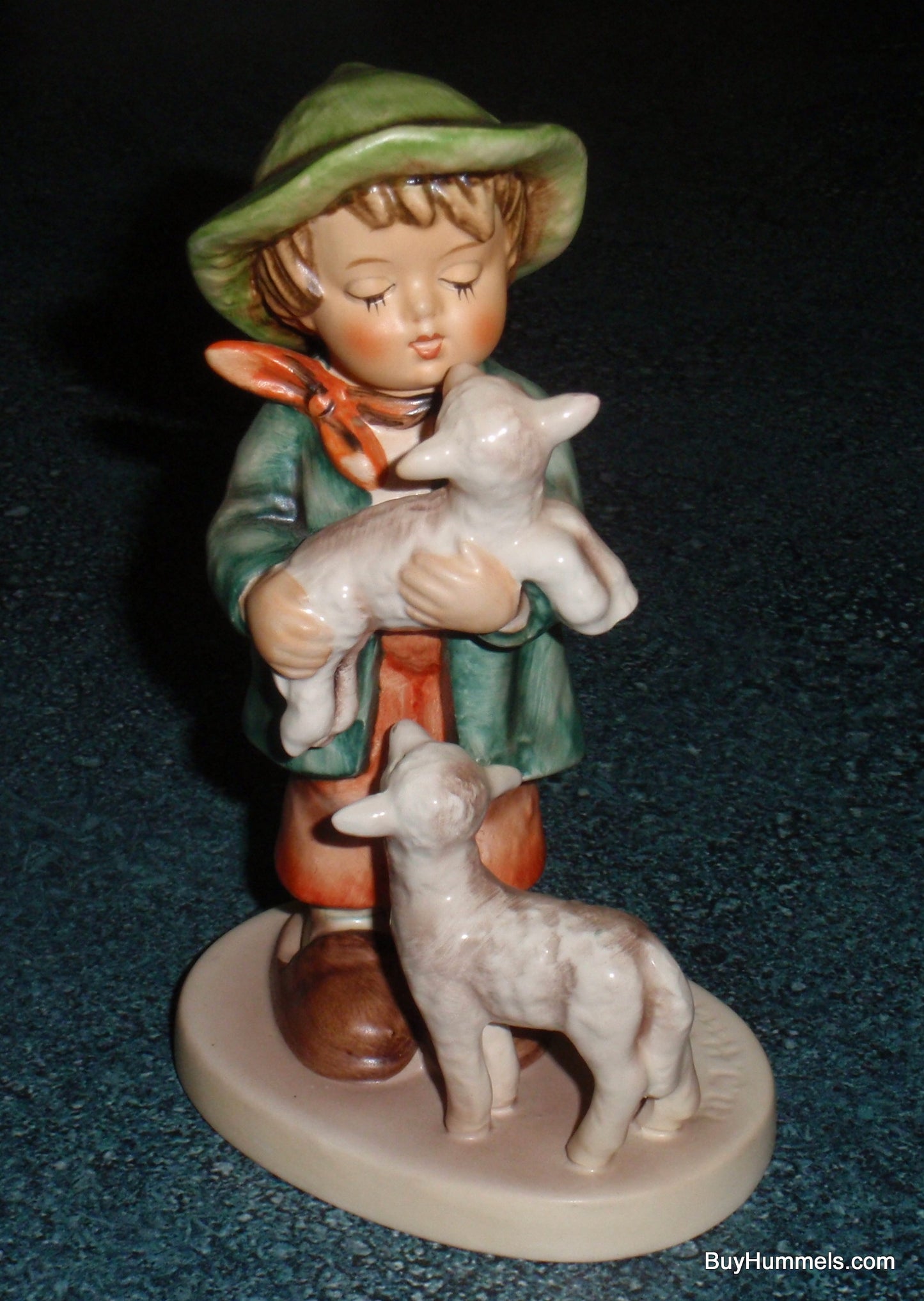 "Shepherd's Boy" Goebel Hummel Figurine #64 Boy With Lambs - CUTE GIFT!