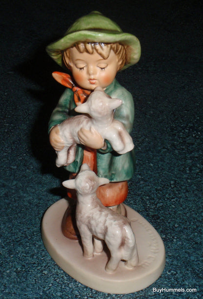 "Shepherd's Boy" Goebel Hummel Figurine #64 Boy With Lambs - CUTE GIFT!