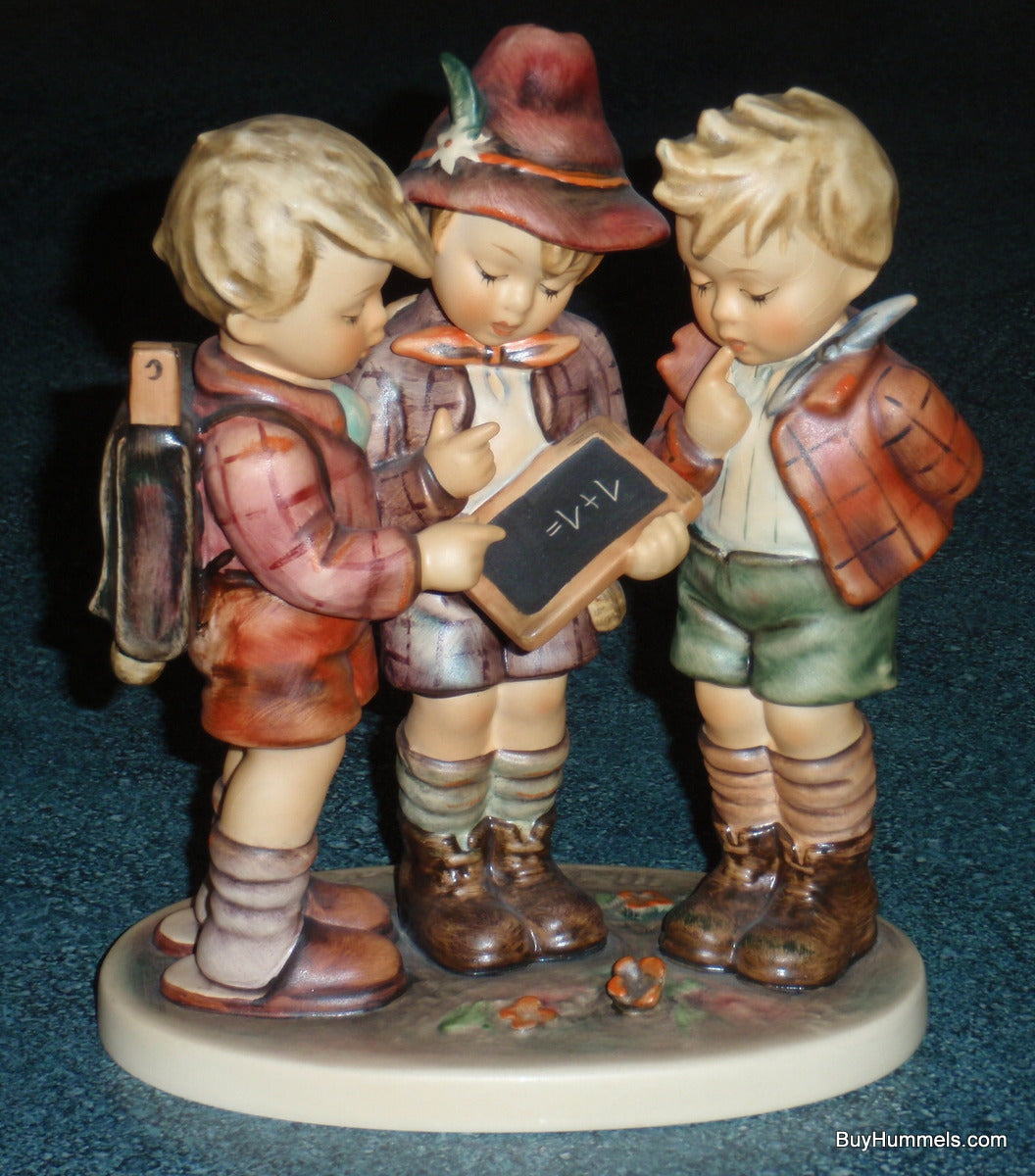 "School Boys" Goebel Hummel Figurine #170/I - Three Boys Learning Schoolwork!