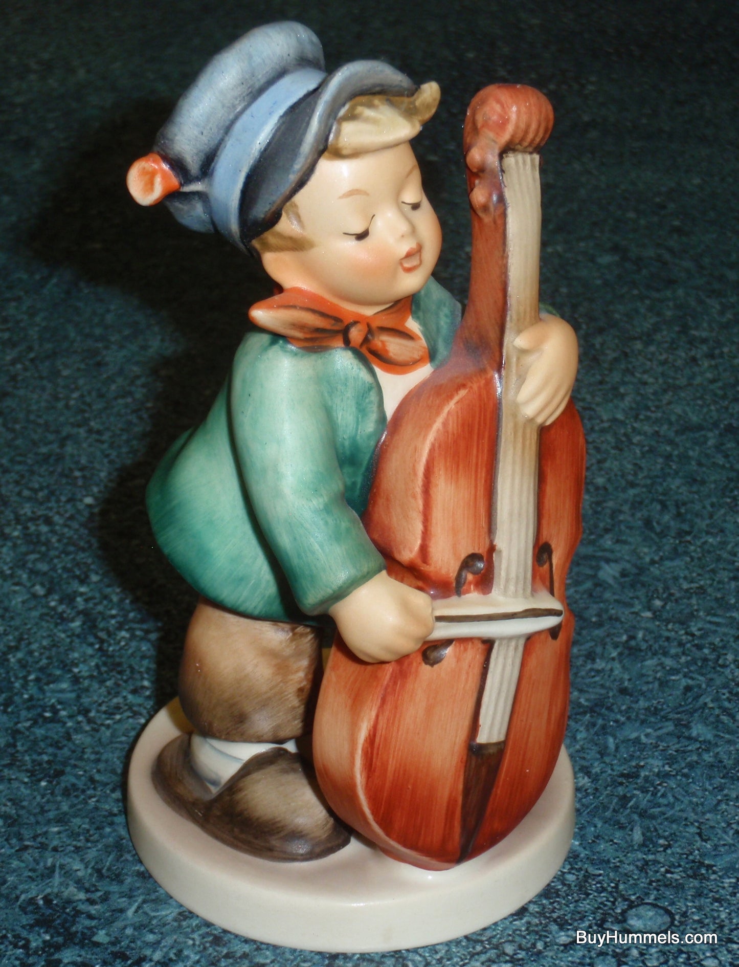 "Sweet Music" Goebel Hummel Figurine #186 - Boy Playing The Cello - CUTE GIFT!