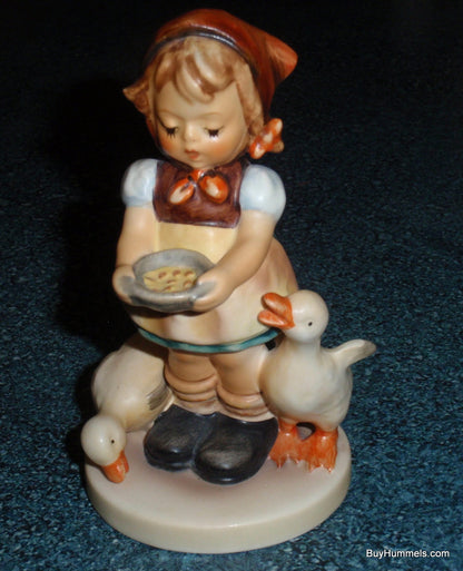 "Be Patient" Goebel Hummel Figurine #197 2/0 - Girl Feeding Ducks!