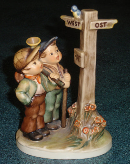 "Crossroads" Goebel Hummel Figurine #331 - Two Brothers In The Woods!